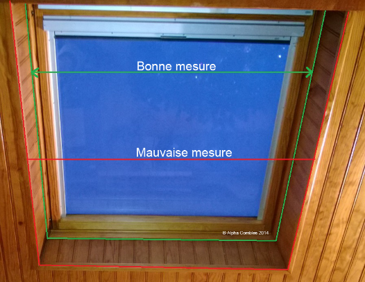 alpha combles lumiere velux mesures