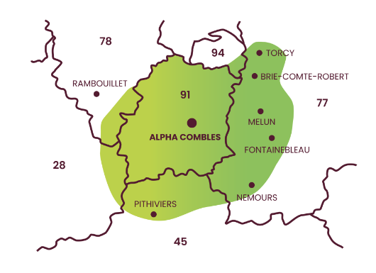 localisation de alpha combles